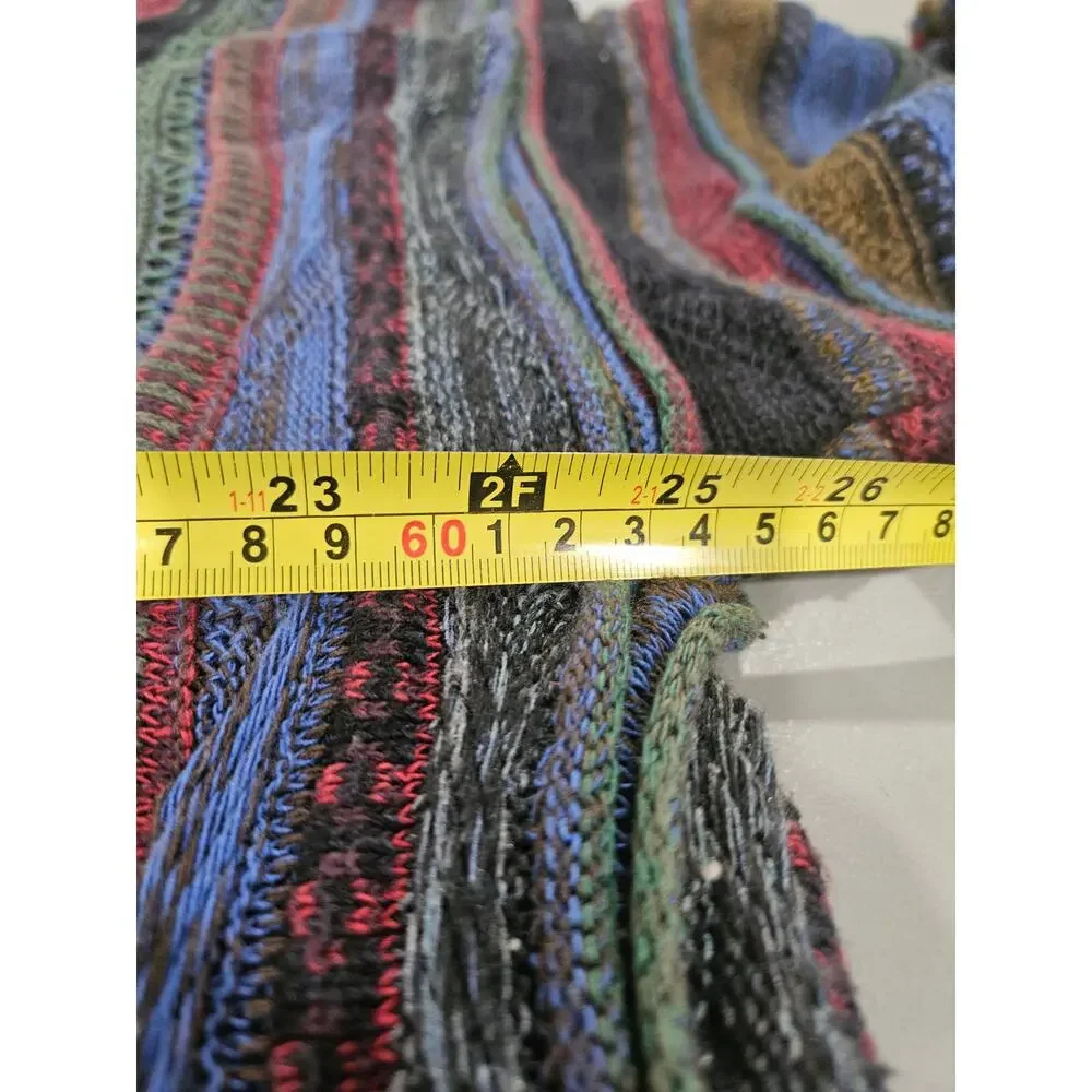 Vintage Norm Thompson Coogi Style Sweater XL Made in Italy Cotton Blend